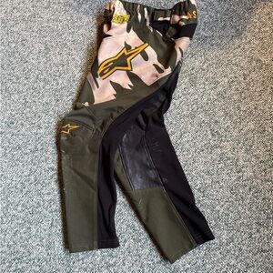Alpinestars Youth Camo and Black Cargo Pants